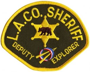 "L.A.CO." LOS ANGELES COUNTY SHERIFF DEPUTY EXPLORER Shoulder Patch
